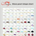 glass pearl shape chart